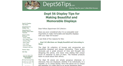 Desktop Screenshot of dept56tips.com